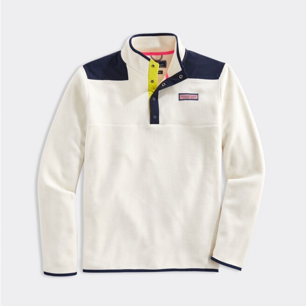 Vineyard Vines Harbor Fleece Shep Shirt Quarter Zip